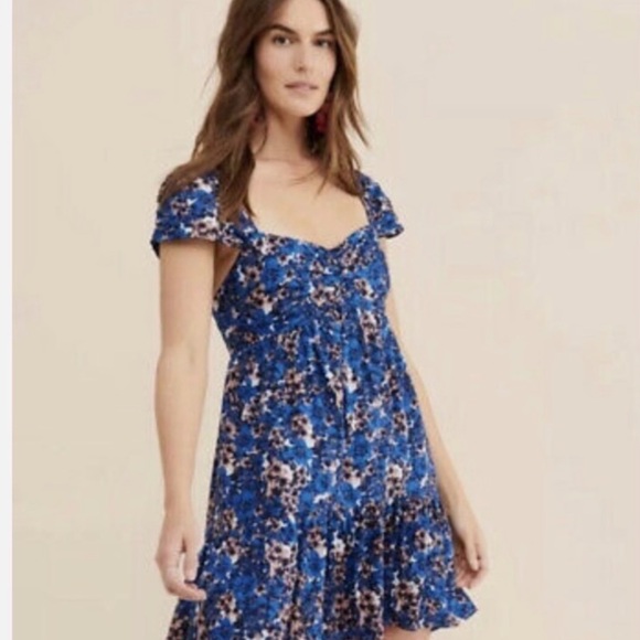 Free People Pattern Play Floral Mini Dress - Picture 3 of 12
